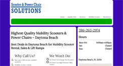Desktop Screenshot of mobilityscooterdaytonabeach.com