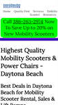 Mobile Screenshot of mobilityscooterdaytonabeach.com